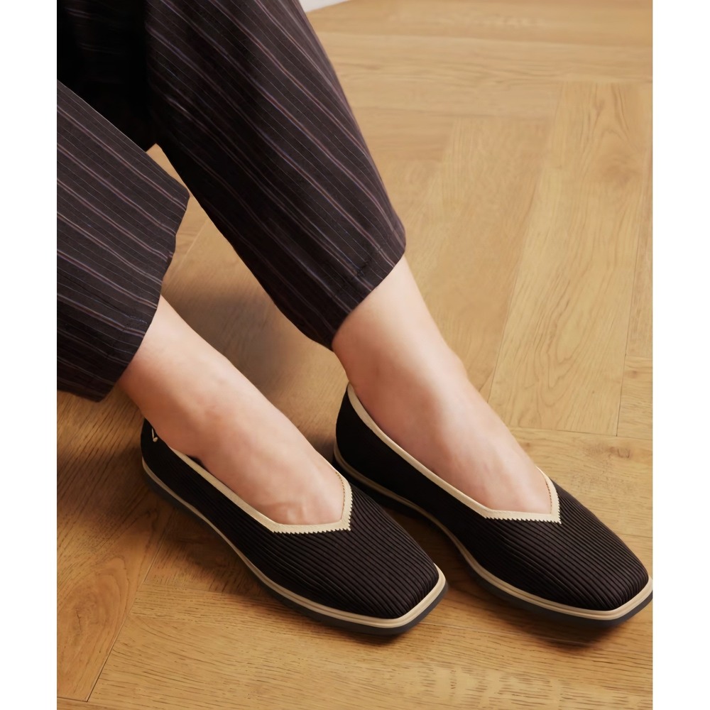 VIVAIA Mabel Square Toe All-Day Standing Comfort Flats Arch Support 39 US 8